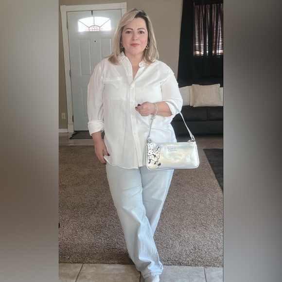 Kate Spade Metallic Silver Handbag - Picture 1 of 1